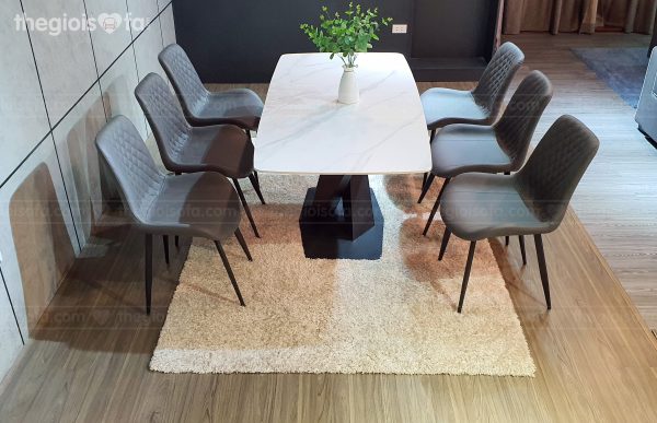 Bàn ăn 6 ghế có thể ứng dụng trong nhiều không gian khác nhau