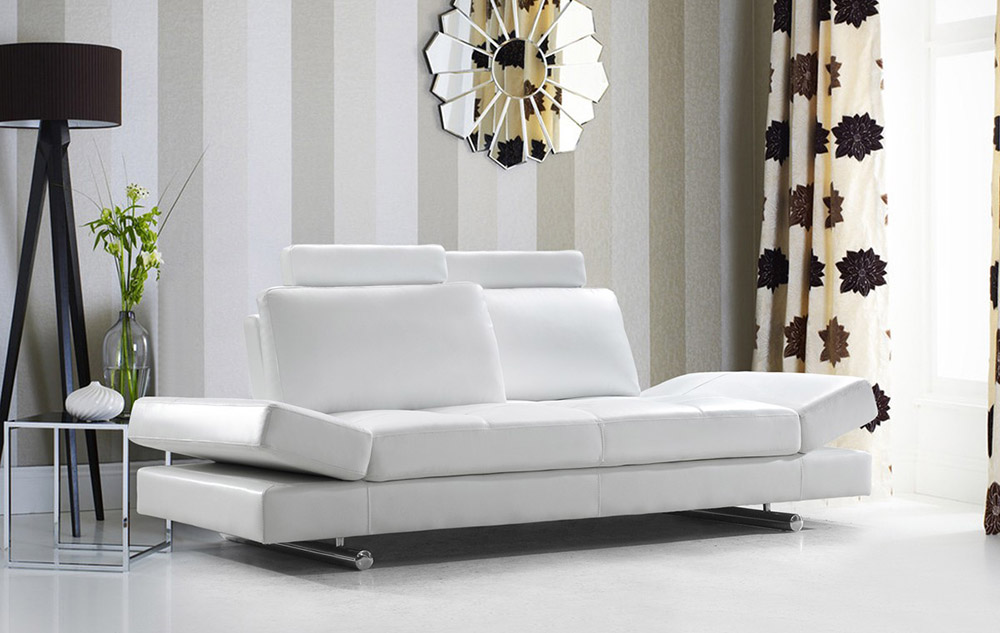 Mẫu sofa da kết hợp giường đầy sang trọng và hiện đại